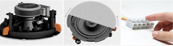 AUDAC CIRA524/W, двухполосная, встраиваемая акустическая система